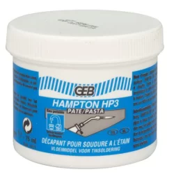 Gel décapant pour soudure à l'étain GEB Hampton HP3 en pâte - 75 mL