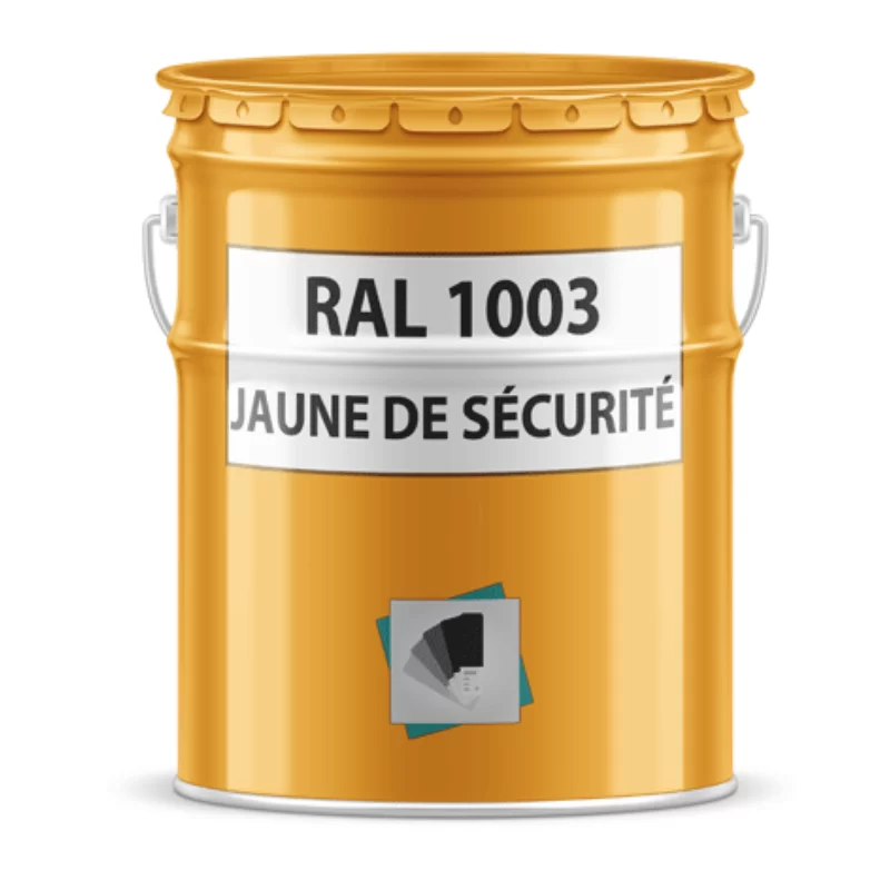 Peinture Ancofer jaune sécurité RAL 1003 pot de 3 litres