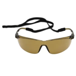 Lunettes de sécurité 3M Tora bronze avec cordon ajustable 100% UV