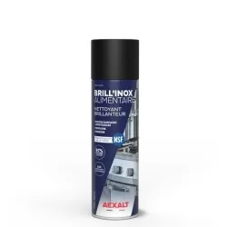 Brillant'Inox Nettoyant Alimentaire pour le chrome et l'inox - aérosol 650 ml