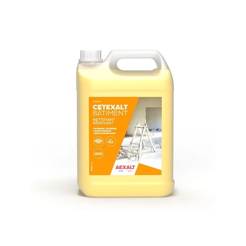 Nettoyant dégraissant haute performance Quickaex Max spécial gros travaux bidon de 5 litres