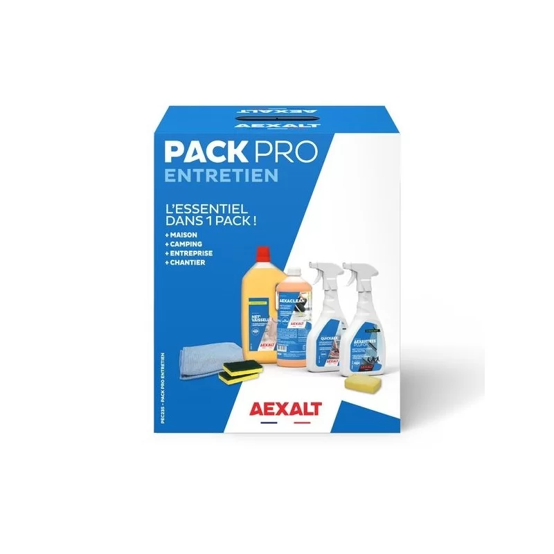 Pack Essentiel entretien 7 articles Aexalt