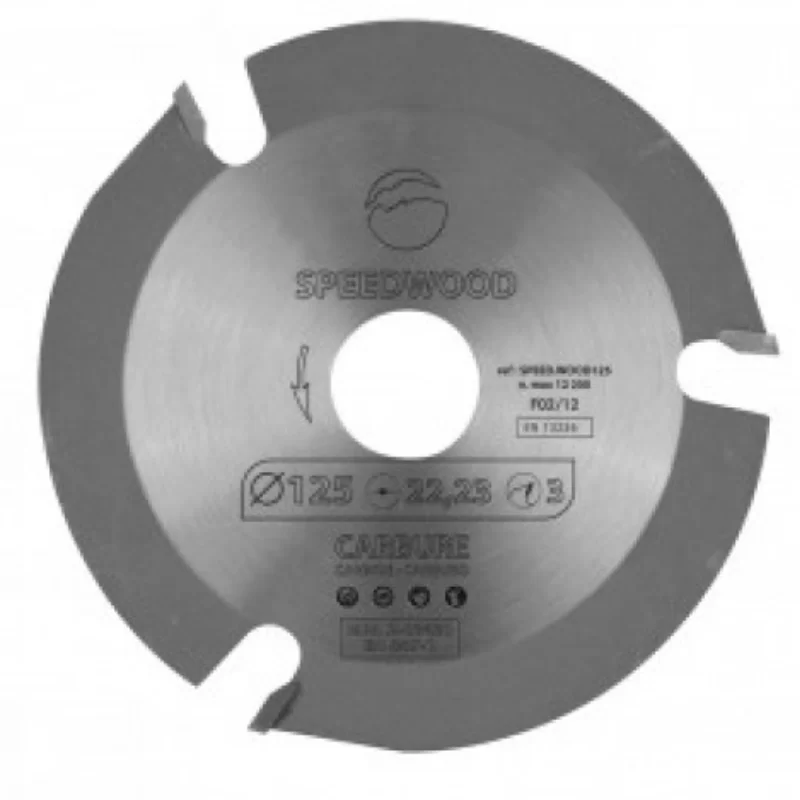 Disque 125 mm Speed Wood spécial découpe bois et plâtre Leman