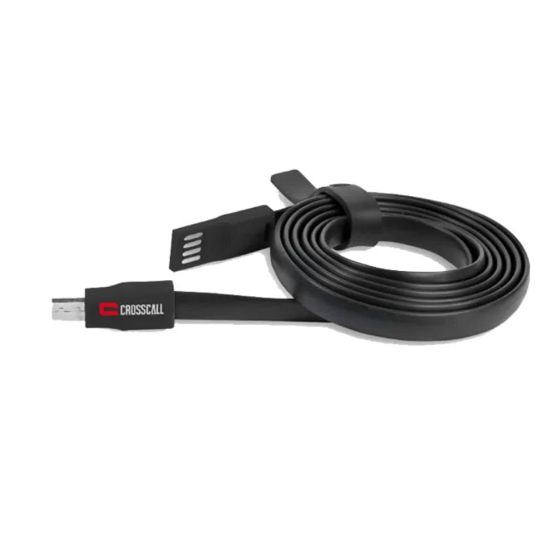 Câble plat USB / Micro USB Crosscall connecteurs universels 1.2m