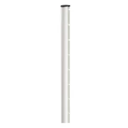 Poteau Axor à sceller pour panneau rigide soudés couleur blanc hauteur 2.40 m