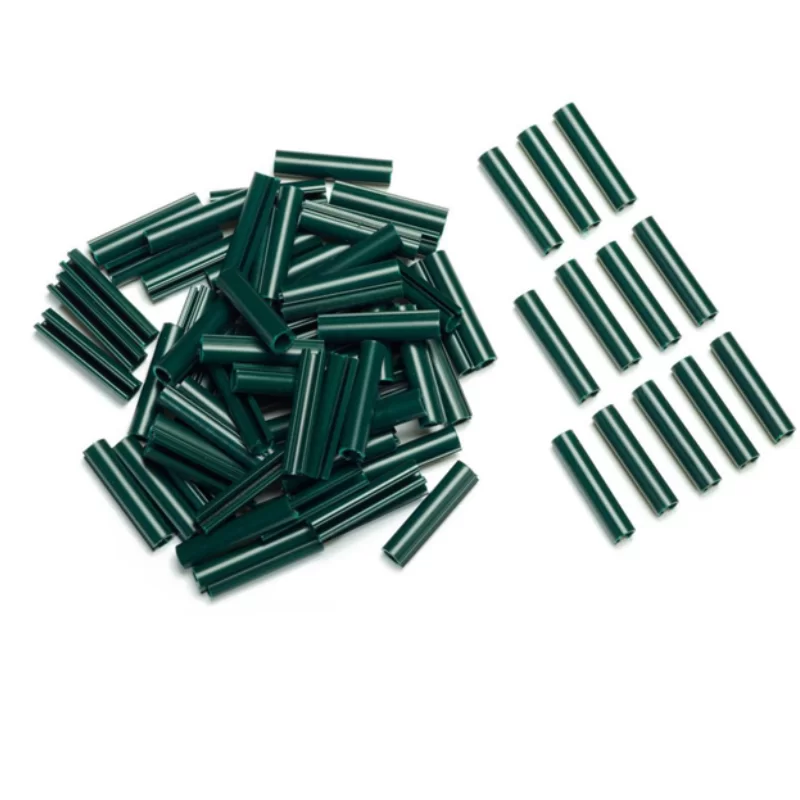 Lot de 100 clips de fixation pour kit lixo RAL 6005