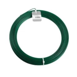 Fil de tension plastifié vert diamètre 2.7 mm Couronne de 100 mètres