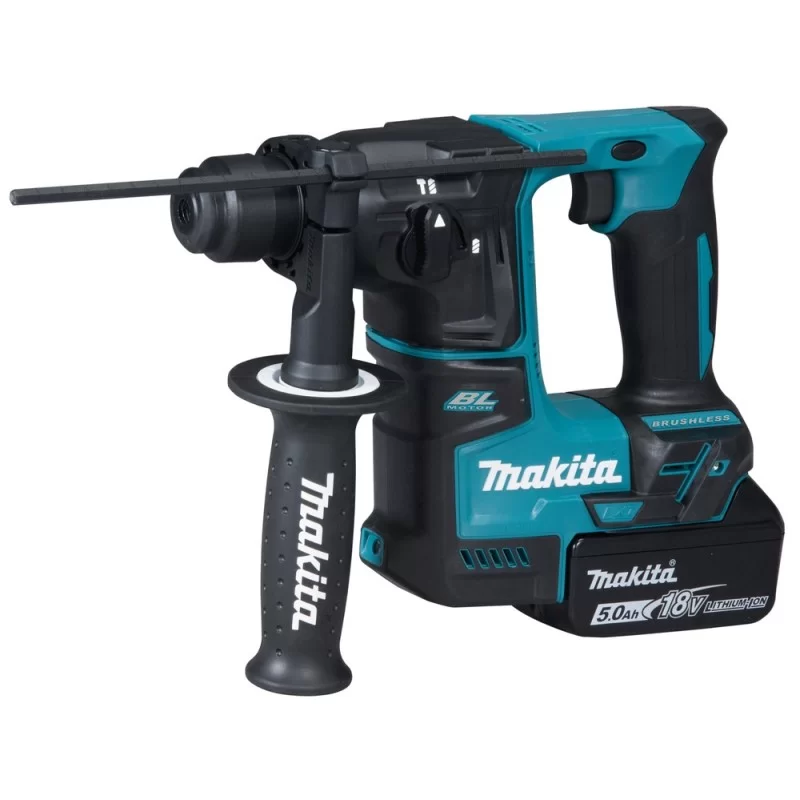 Perforateur SDS+ 1,2 Joules Makita DHR171RTJ + 2 batteries 5Ah + chargeur + coffret Makpac