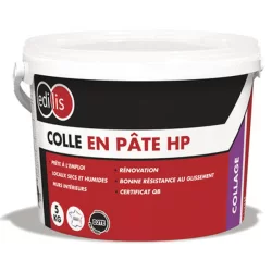 Colle en pâte HP Edilis pour carrelage seau de 5 kg