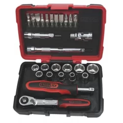 Coffret de douilles et accessoires Ultimate 1/4 KS Tools 27 pièces