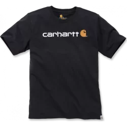 T-Shirt homme Core avec logo Carhartt sur poitrine Noir