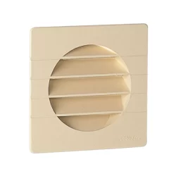 Grille de ventilation spécial façade pour tube PVC