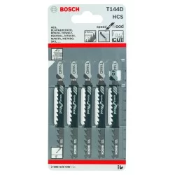 Lame de scie sauteuse pour bois - T144D Speed for Wood Bosch - Jeu de 5 lames