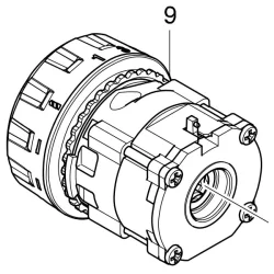 Pignon CPL repère 9 pour visseuse makita DDF482