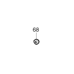 Pignon conique droit pour taille-haie électrique UC3520A et DUC356Makita