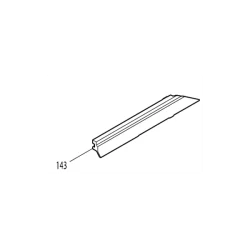 Butée inférieure gauche pour scie radiale LS1016 LS1016FL Makita