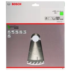 Lame scie circulaire Bosch Optiline Wood tout bois ? 230 mm alésage 30 mm 48 dents 2,8 mm