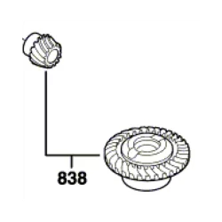 Unité à engrenages pour meuleuse GWS 10-125 GWS 15-125 CI GWS 14-125 CI GWS 1400 PWS 13-125 CE