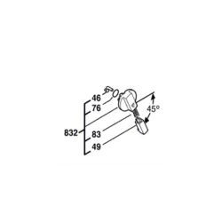 Manette pour perforateur Bosch GBH 2-24 DFR ou GBH2600