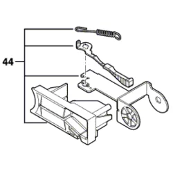 Dispositif d'ajustage pour ponceuse à bande Bosch PBS 75 A