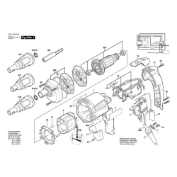 Jeu de charbon pour visseuse GSR 6-25TE