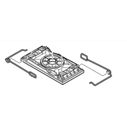 Plateau meulage pour la ponceuse vibrante PSS 250 AE - 3 603 C40 200 Bosch