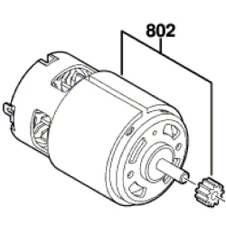 Moteur à courant continu pour perceuse-visseuse à accu PSB 14.4 LI-2 Bosch