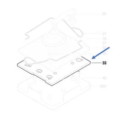 Plateau de remplacement pour ponceuse vibrante Bosch GSS140-1A