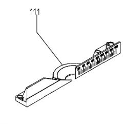 Butée complète pour Lasercut Metabo KGS 254 M de référence 0102540400