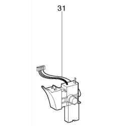 Interrupteur à potentiomètre pour visseuse Metabo SBE 1010 Plus, UHE 28 Multi