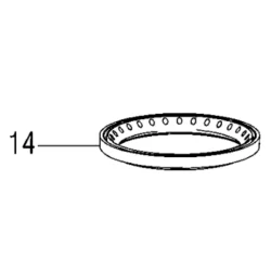 Bague de frein pour ponceuse excentrique Metabo SXE 425 Turbotec