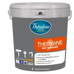 Peinture intérieure résine acrylique - Theoxane Théodore Pro'G - Blanc mat profond - Pot 15L