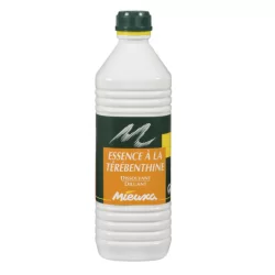 Essence à la térébenthine - Dissolvant et diluant - Mieuxa - Bouteille de 1L