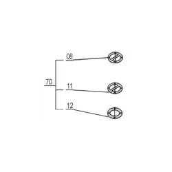 Kit joint (08-11-12) pour compresseur Difair V204710 et V204705G (avant 2012)