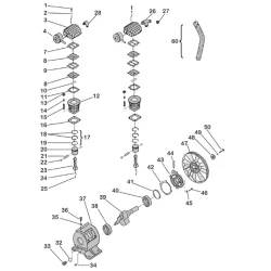 Joint embase cylindre pour compresseur TRE2210030MG