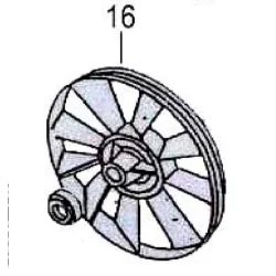 Volant diamètre 260-1A pour compresseur WFR480