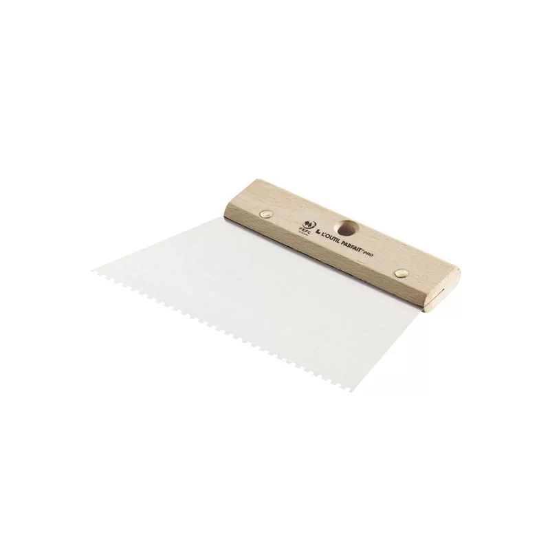 Peigne à colle pour carreleur - Denture carrée normale 6 x 6 mm - Lame 20 cm - L'Outil Parfait