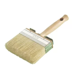 Brosse rectangulaire plate - L'Outil Parfait - Soies blanches extra - Taille 100 - Sortie 60 mm