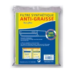 Filtre synthétique pour hotte de cuisine Autogyre 114 x 47 cm