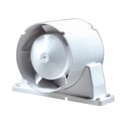 Ventilateur de gaine pour conduit rigide ou souple diamètre  100 mm ABS Blanc