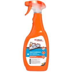 Spray dégraissant et nettoyant Mr Muscle multi-surfaces parfum orange 750 mL