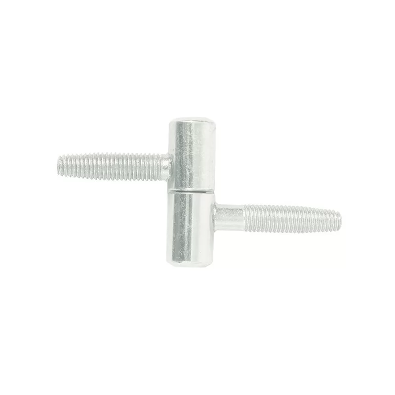 Fiche à visser Torbel acier zingué blanc pour menuiserie bois - diamètre nœud 12 mm