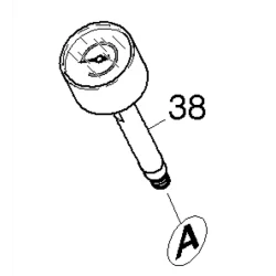 Manomètre pour karcher HD 6/15 C de référence 5.391-166 ou 1.150-601.0