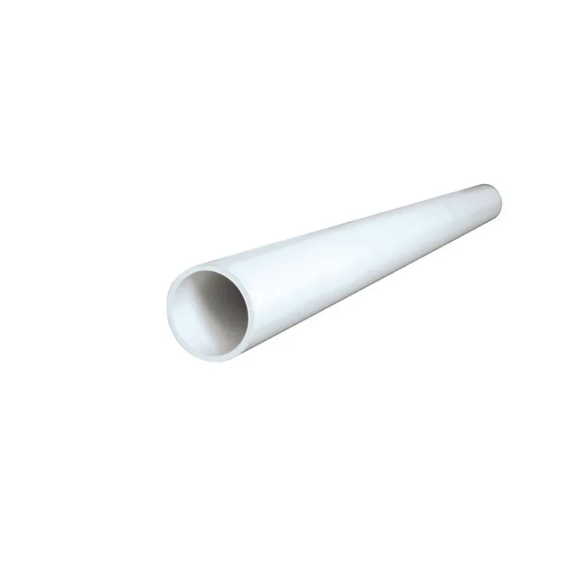 Tube PVC bâtiment blanc Interpact EU classe M1 Diamètre 40mm Longueur 2m