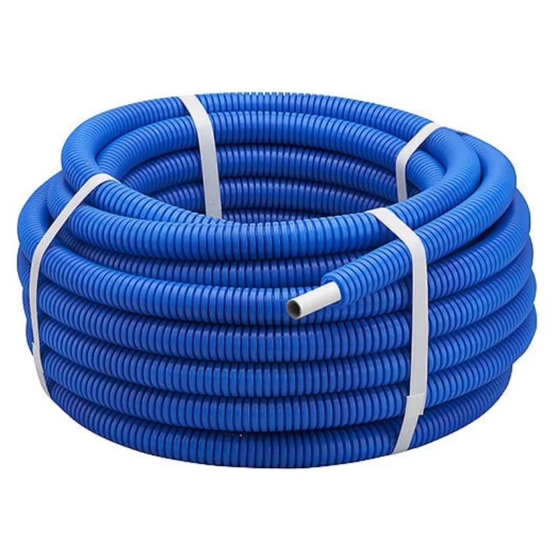 Tube multicouche en couronne gainé bleu diamètre intérieur 20 mm Longueur 25 m