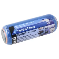 Rouleau mousse aquanet spécial laque tri fibres extra forte 68 mm à clip