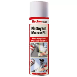 Nettoyant de mousse polyuréthane pistolable Fischer PUP R 500 aerosol 500 ml net