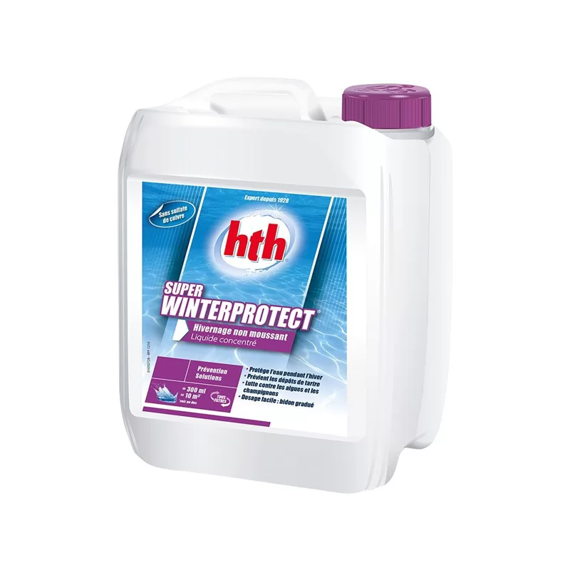 Produit d'hivernage piscine HTH Super Winterprotect bidon de 3 litres