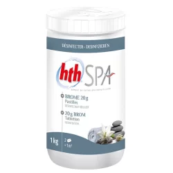 Tablettes de désinfectant régulier sans chlore pour spas - HTH Spa - Boîte de 1 kg