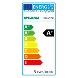 Ampoule LED flamme Sylvania ToLEDo dépolie 3W 250 lm 827 E14 2700 K blanc chaud